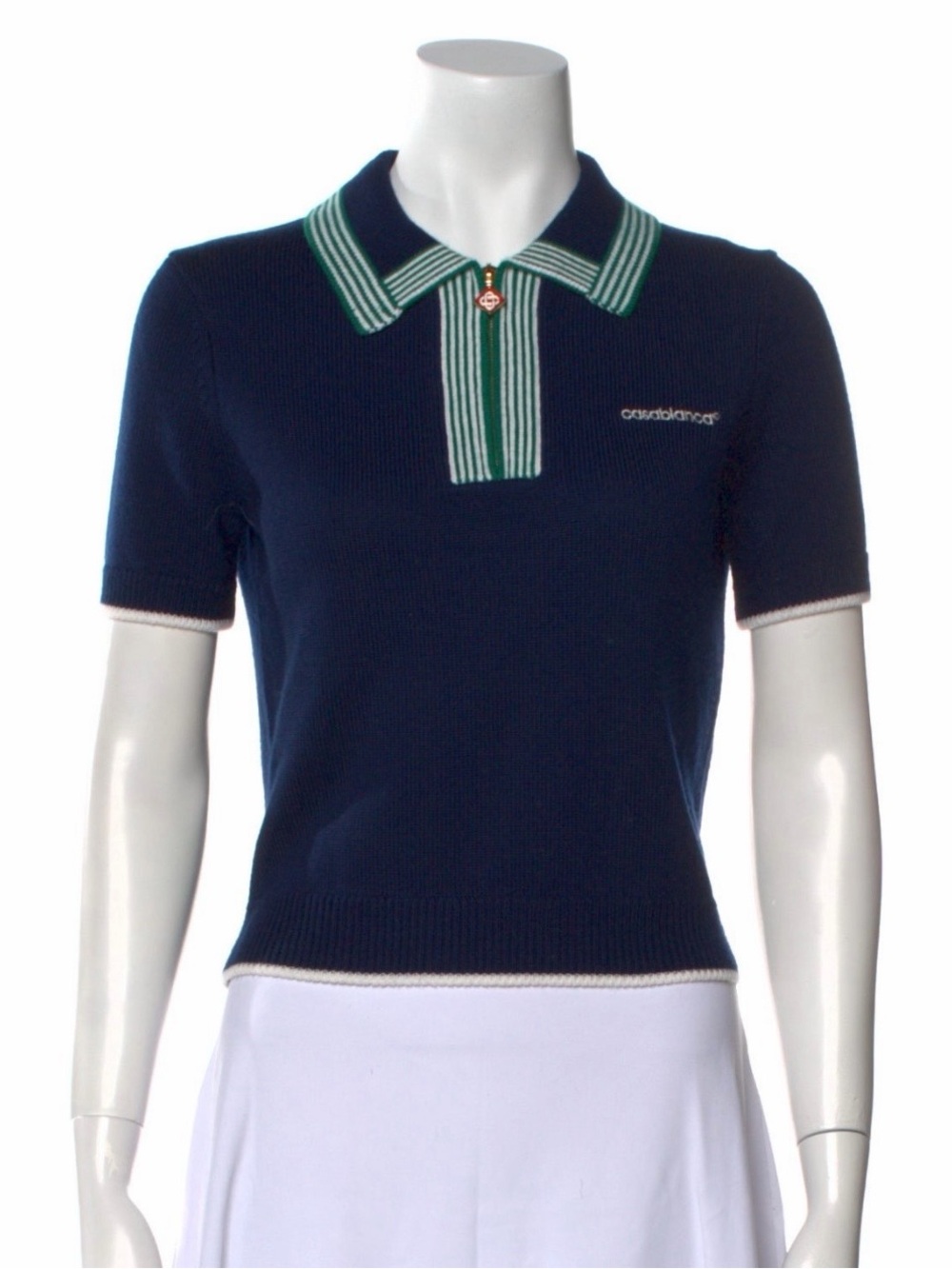 Casablanca 2025 Merino Wool Polo